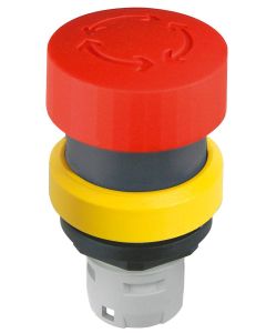 Seta de emergencia RKUVGB, formato Saliente, IP65, taladro Ø 16, Serie OKTRON-R