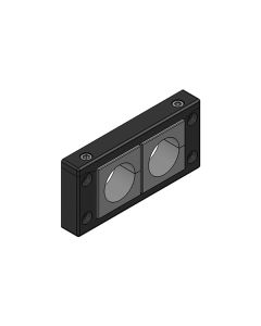 Pasamuros para cables conectorizados, IP66, 2 insertos, serie KEL-ER, ICOTEK