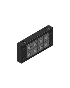 Pasamuros para cables conectorizados, IP66, 8 insertos, serie KEL-ER, tornillos inox , ICOTEK