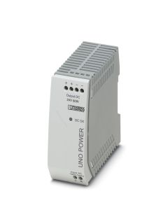 Fuente de Alimentación AC DC carril DIN 60W, Uin Vac monofásica, Uout 24Vdc, PHOENIX CONTACT