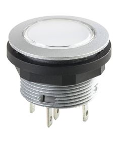 Pulsador SCTLF, formato rasante, IP67, taladro Ø 22, Serie SHORTRON