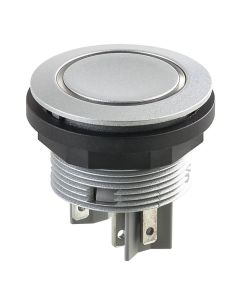 Pulsador luminoso STLRWOI, formato rasante, IP67, taladro Ø 22, Serie SHORTRON