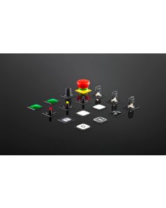 Familia completa OKTRON JUWEL, formato rasante, IP65, taladro 23,1x23,1