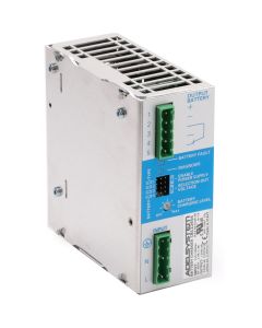 Cargador de baterías carril DIN 120W, Uin Vac monofásica, Uout 12,24Vdc, 5A, ADEL SYSTEMS