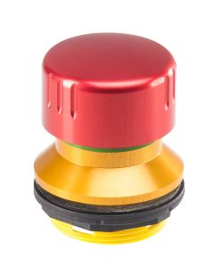Seta de emergencia FRVKALOO, formato rasante, IP67, taladro Ø 22, Serie SHORTRON