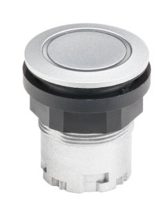 Pulsador luminoso JRMTLR, formato rasante, IP67, taladro Ø 22, Serie RONDEX JUWEL