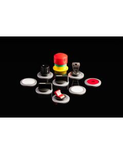 Familia completa KOMBITAST R JUWEL, formato rasante, IP65/IP67/IP69K, taladro Ø 30