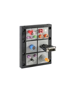 Pasamuros para cables conectorizados, IP54, 6 insertos, serie KEL-2MT, ICOTEK