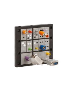Pasamuros para cables conectorizados, IP54, 12 insertos, serie KEL-2MT, ICOTEK