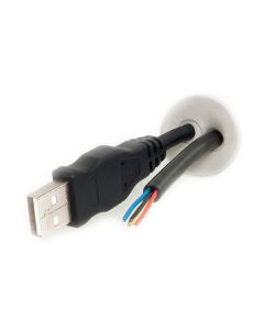 Pasamuros para cables conectorizados, IP54, membrana insertable en chapa espesor 2.8-4mm, serie KEL-QTE, ICOTEK