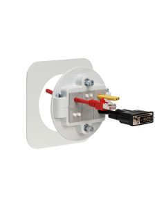 Prensaestopas partido para cables con conector, montaje en rosca M80, IP54, serie KVT 80, color gris, ICOTEK