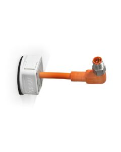 Prensaestopas partido para cables con conector, montaje en rosca M25, IP54, serie QVT, ICOTEK