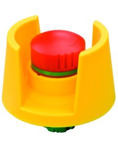 Seta de emergencia QRSKUV, formato Saliente, IP65, taladro Ø 22, Serie E STOP