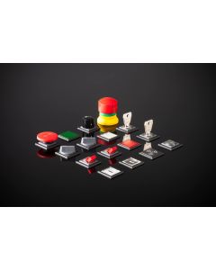 Familia completa QUARTRON JUWEL, formato rasante, IP65, taladro 24x24