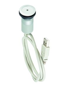 Lector RFID con interfaz USB RRJ_RFID_USB, formato rasante, IP65/IP69K, taladro de 22mm. Serie RFID, SCHLEGEL