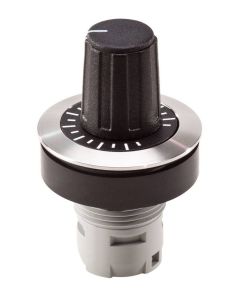 Mando para potenciómetro RRJVAR, rasante, IP65, taladro Ø 22, Serie RONTRON-R-JUWEL