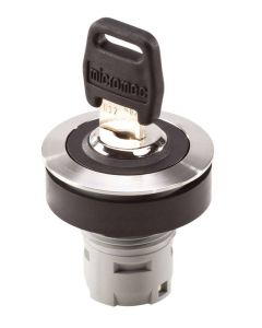Selector de llave RRJVASSA.., formato rasante, IP65, taladro Ø 22, Serie RONTRON-R-JUWEL