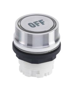 Pulsador luminoso RVATLRL_..., formato Saliente, IP65, taladro Ø 22, Inox, Serie RVA