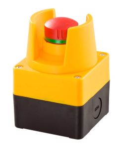 Caja equipada con seta de emergencia SIL_QRSKUVOO, Serie CAJAS