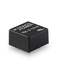Convertidor DC DC para PCB 2W, Uin 4,5-75Vdc, Uout 5, 12, 15, ±5, ±12, ±15Vdc, TRACO POWER