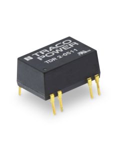 Convertidor DC DC para PCB 2W, Uin 4,5-75Vdc, Uout 5, 12, 15, ±5, ±12, ±15Vdc, TRACO POWER