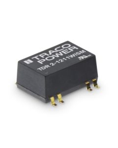 Convertidor DC DC para PCB 2W, Uin 4,5-75Vdc, Uout 5, 12, 15, ±5, ±12, ±15Vdc, TRACO POWER