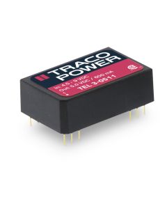 Convertidor DC DC para PCB 3W, Uin 4,5-75Vdc, Uout 5, 12, 15, ±5, ±12, ±15Vdc, TRACO POWER