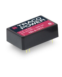 Convertidor DC DC para PCB 5W, Uin 9-36Vdc, Uout 3.3, 5, 12, 15, ±12, ±15Vdc, TRACO POWER