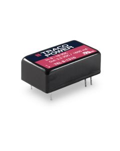 Convertidor DC DC para PCB 8W, Uin 9-75Vdc, Uout 3.3, 5, 12, 15,24, ±12, ±15Vdc, TRACO POWER