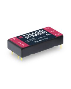 Convertidor DC DC para PCB 50W, Uin 9-75Vdc, Uout 3.3, 5, 12, 15,24Vdc, TRACO POWER