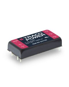 Convertidor DC DC para PCB 60W, Uin 9-75Vdc, Uout 5, 12, 15,24, ±12, ±15Vdc, TRACO POWER