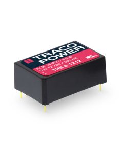Convertidor DC DC para PCB 6W, Uin 9-75Vdc, Uout 5, 12, 15, ±12, ±15Vdc, TRACO POWER