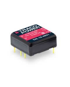Convertidor DC DC para PCB 10W, Uin 9-75Vdc, Uout 3.3, 5, 12, 15, ±5, ±12, ±15Vdc, TRACO POWER