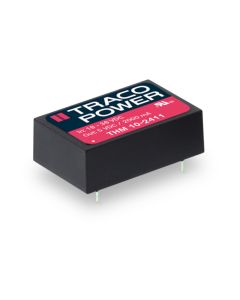 Convertidor DC DC para PCB 10W, Uin 4,5-75Vdc, Uout 3.3, 5, 12, 15,24, ±5, ±12, ±15Vdc, TRACO POWER