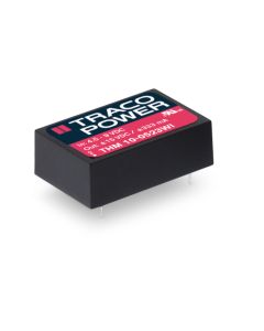 Convertidor DC DC para PCB 10W, Uin 4,5-75Vdc, Uout 3.3, 5, 12, 15,24, ±5, ±12, ±15Vdc, TRACO POWER