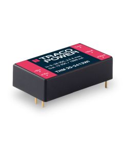 Convertidor DC DC en caja 20W, Uin 9-75Vdc, Uout 3,3, 5, 12, 15, 24, ±5, ±12, ±15Vdc, TRACO POWER