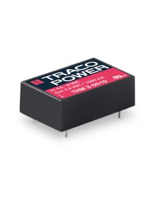 Convertidor DC DC para PCB 3W, Uin 4,5-75Vdc, Uout 3.3, 5, 12, 15,24, ±5, ±12, ±15Vdc, TRACO POWER