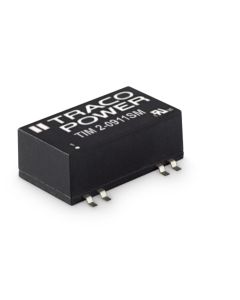 Convertidor DC DC para PCB 2W, Uin 4,5-75Vdc, Uout 5, 12, 15,24, ±12, ±15Vdc, TRACO POWER