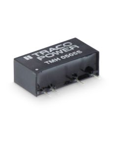 Convertidor DC DC para PCB 2W, Uin 4,5-26,6Vdc, Uout 5,12,15, ±5, ±12, ±15Vdc, TRACO POWER