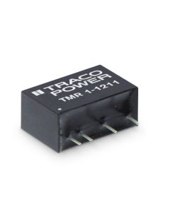 Convertidor DC DC para PCB 1W, Uin 4,5-75Vdc, Uout 5, 12, 15, ±12, ±15Vdc, TRACO POWER