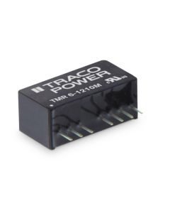 Convertidor DC DC para PCB 6W, Uin 4,5-75Vdc, Uout 3.3, 5,9,12,15,24, ±5, ±12, ±15Vdc, TRACO POWER