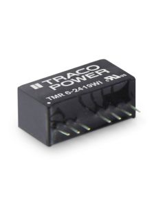 Convertidor DC DC para PCB 6W, Uin 4,5-75Vdc, Uout 3.3, 5,9,12,15,24, ±5, ±12, ±15Vdc, TRACO POWER