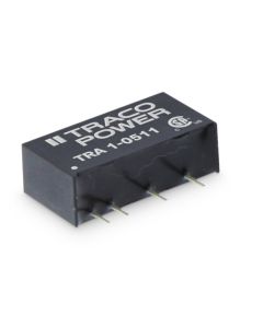 Convertidor DC DC para PCB 1W, Uin 4,5-26,6Vdc, Uout 5,9,12,15, ±5, ±12, ±15Vdc, TRACO POWER