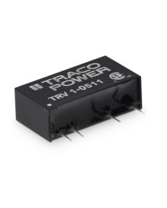Convertidor DC DC para PCB 1W, Uin 4,5-26,6Vdc, Uout 5,9,12,15Vdc, TRACO POWER