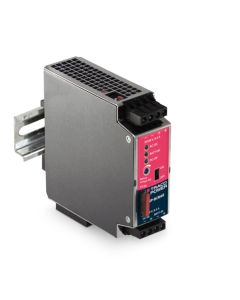 UPS DC carril DIN 180, 360, 600W, Uin Vdc, Uout 12, 24, 48Vdc, TRACO POWER