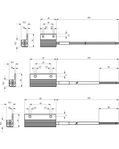 Resistencia calefactora con ventilador, serie RC 016, 13W, 110-265Vac, montaje mural, UL, STEGO