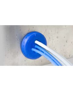 Pasacables para la industria alimentaria con FDA y ECOLAB. IP68, para 13 cables, M63, superficie lisa para evitar el depósito de residuos, serie KEL-DPZ-HD, ICOTEK