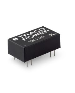 Convertidor DC DC para PCB 3,5W, Uin 4,5-75Vdc, Uout 5, 12, 15,24, ±12, ±15Vdc, TRACO POWER