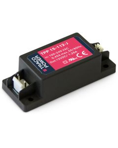 Fuente de Alimentación AC DC con montaje JST, 13.2, 15W, Uout 3,3, 5, 9, 12, 15, 24, 36, 48Vdc, TRACO POWER