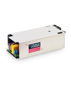 Fuente de Alimentación AC DC en caja, 450W, Uout 12, 15, 24, 28, 36, 48, 53Vdc, TRACO POWER